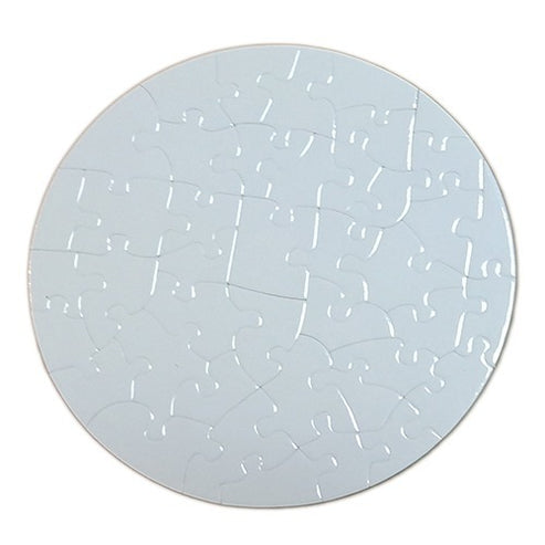 GPRS42 | Round Shape 42 Peace Puzzle - 20 cm White