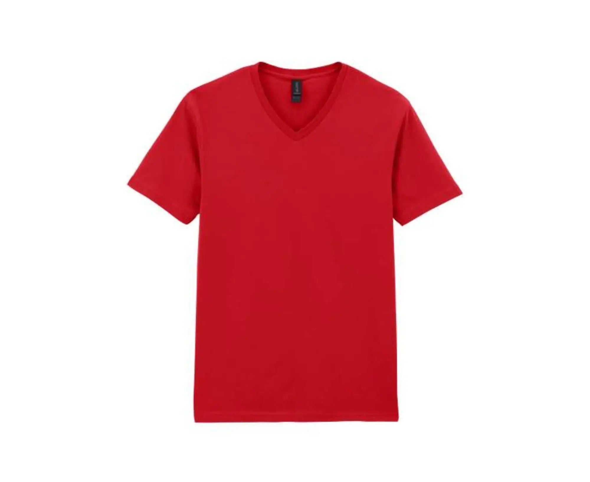 GI64V00 | Softatyle® Adult V-Neck T-Shirt Red