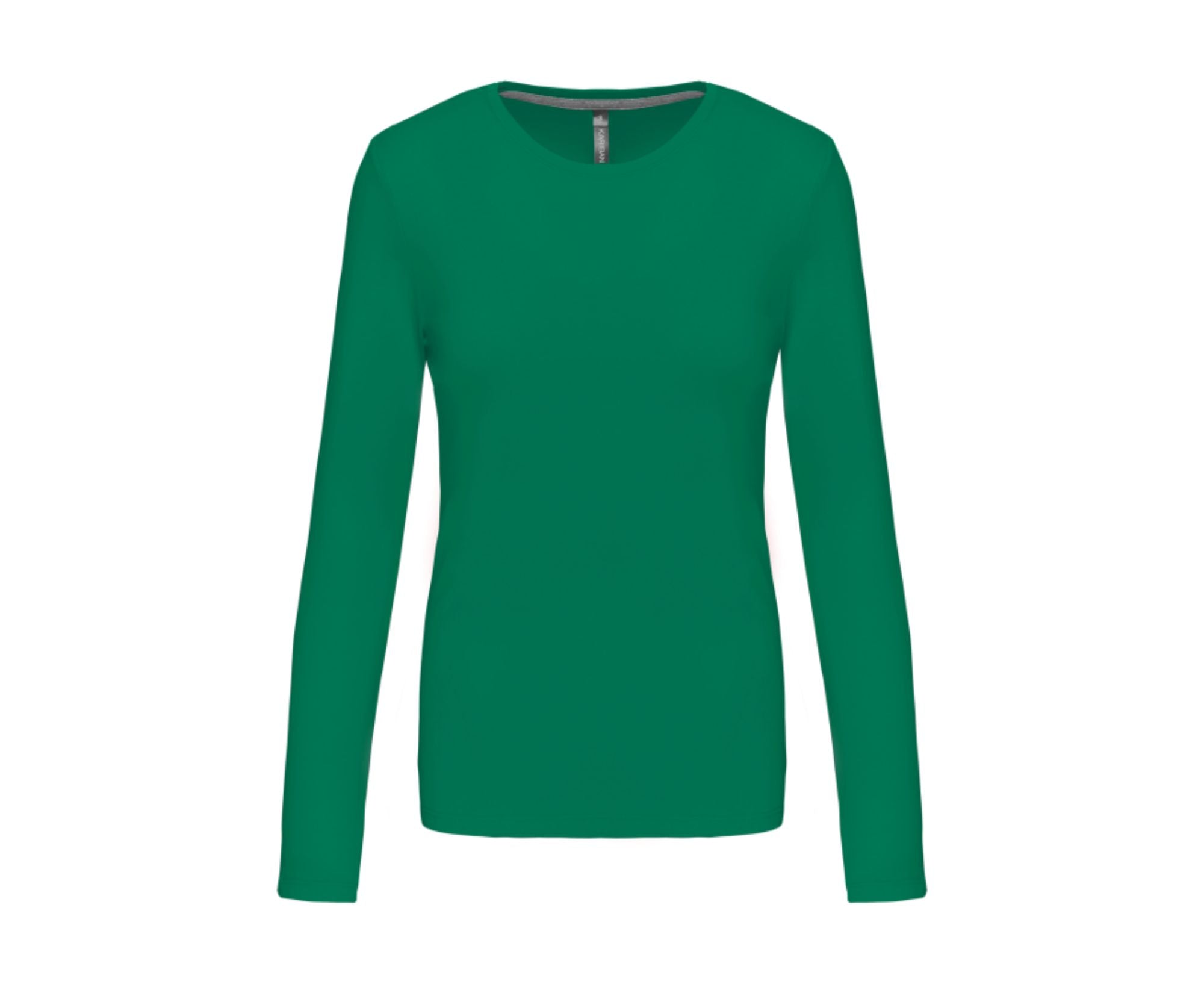 KA383 | Ladies Long Sleeve Crew Neck T-Shirt Kelly Green
