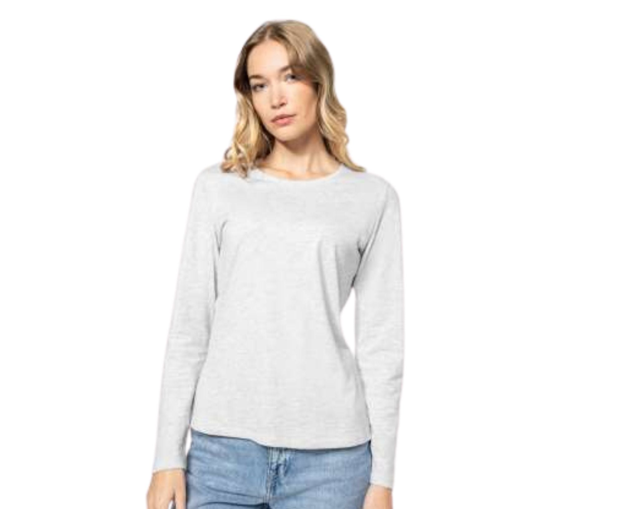 KA383 | Ladies Long Sleeve Crew Neck T-Shirt