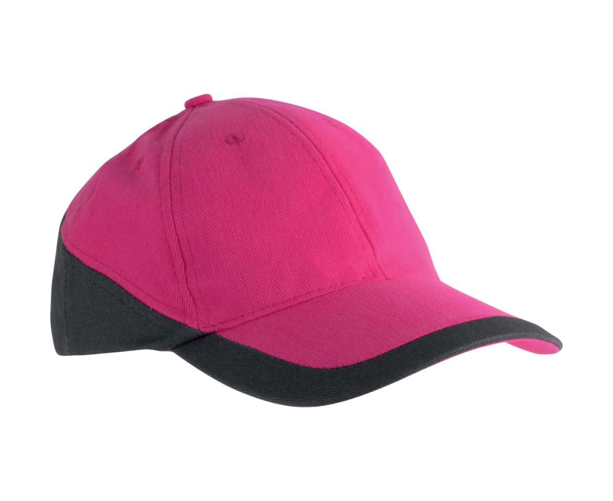 KP045 | 6 Panel 2-Tone Racing Cap Fuchsia | Dark Grey
