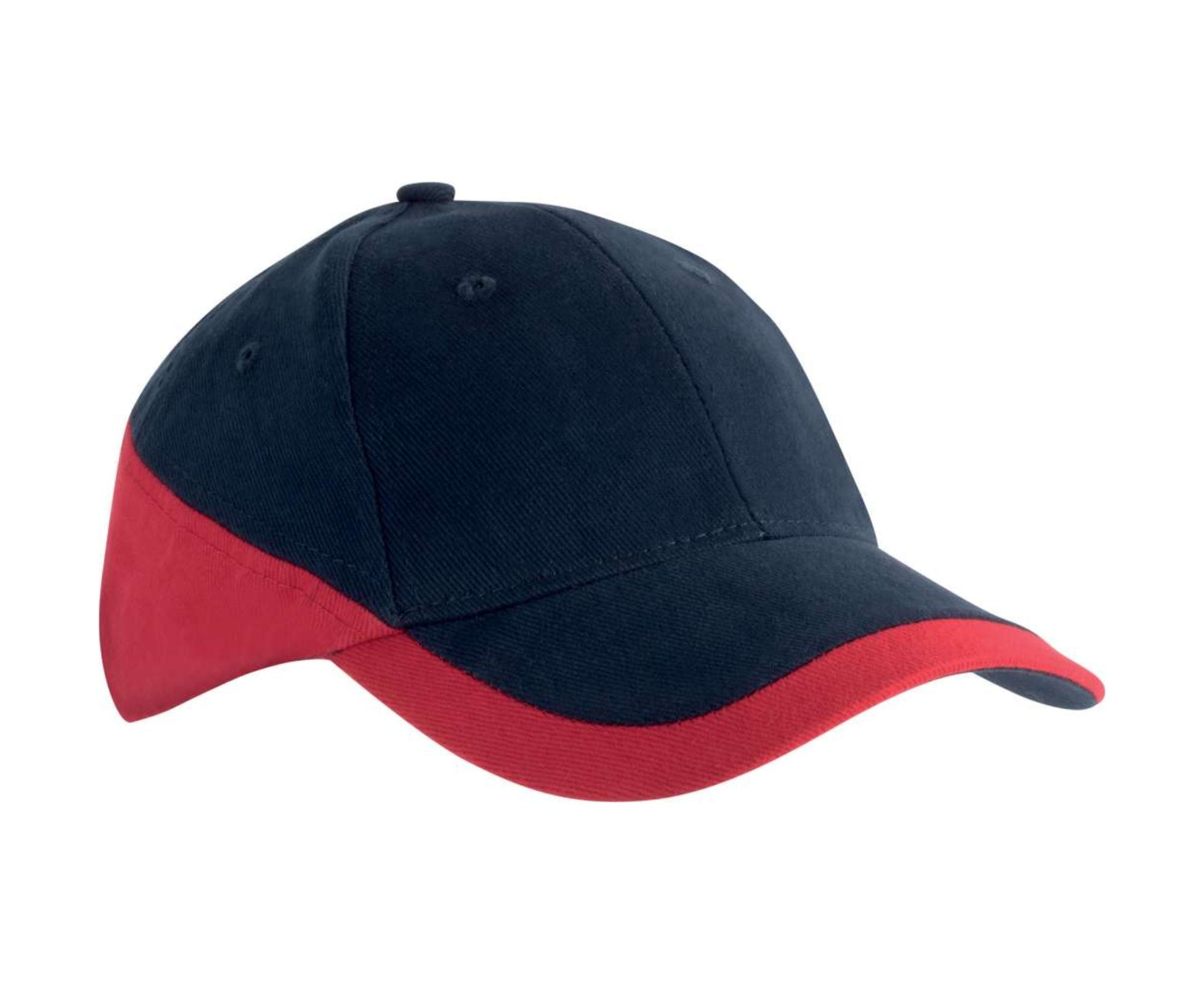KP045 | 6 Panel 2-Tone Racing Cap Navy | Red