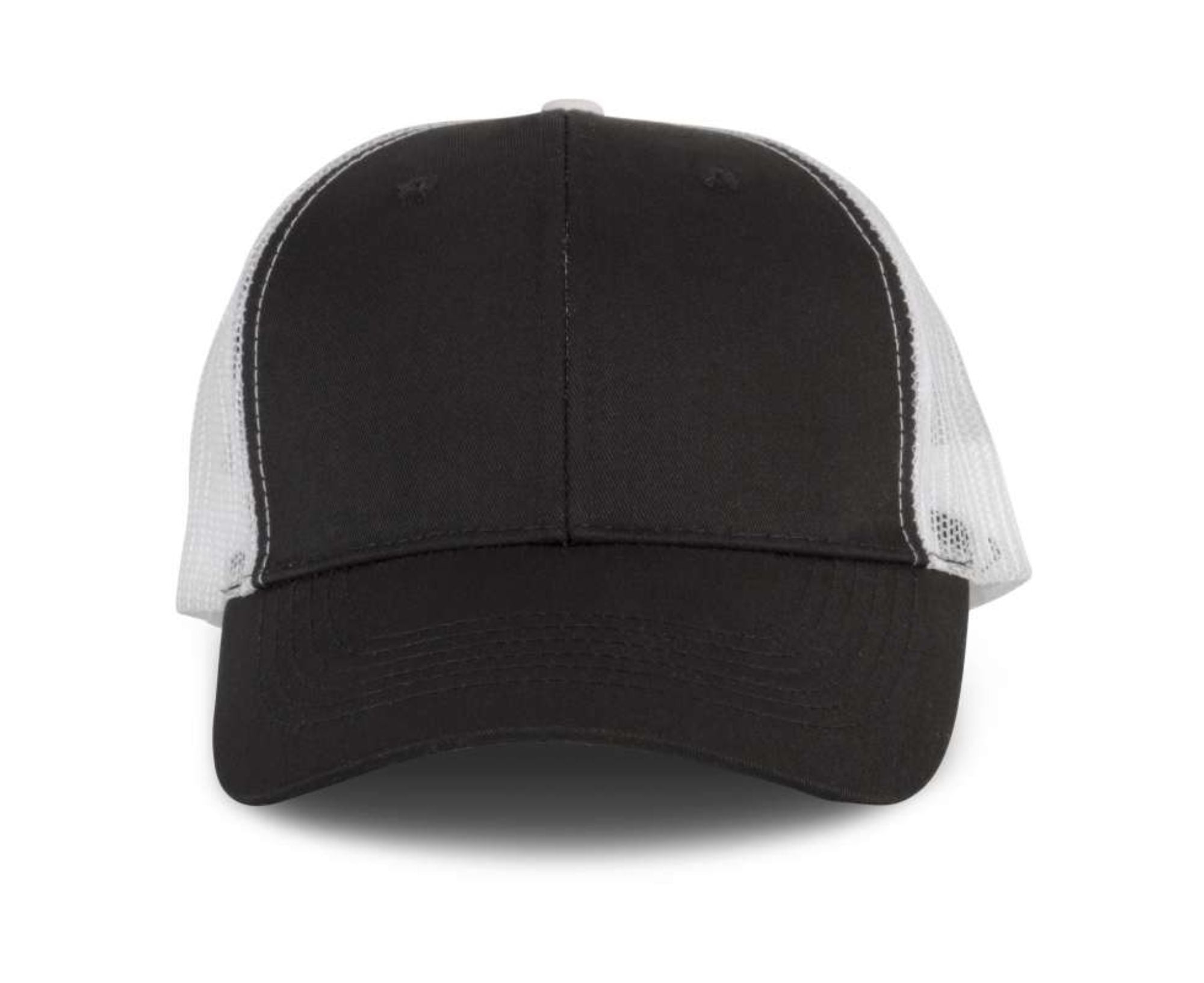 KP110 | OEKOTEX Certified Trucker Cap Black | White