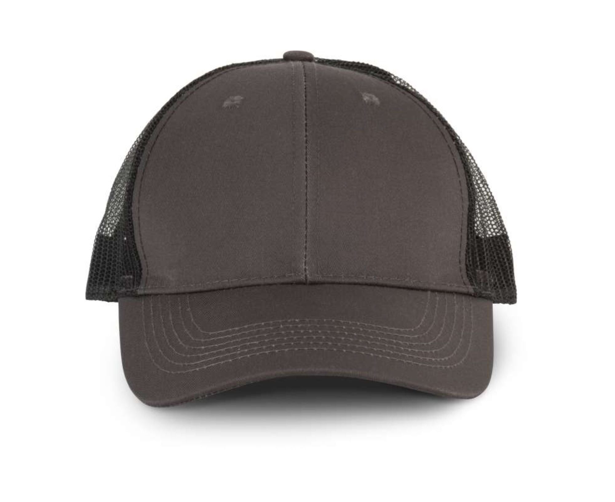 KP110 | OEKOTEX Certified Trucker Cap Shale Grey | Black