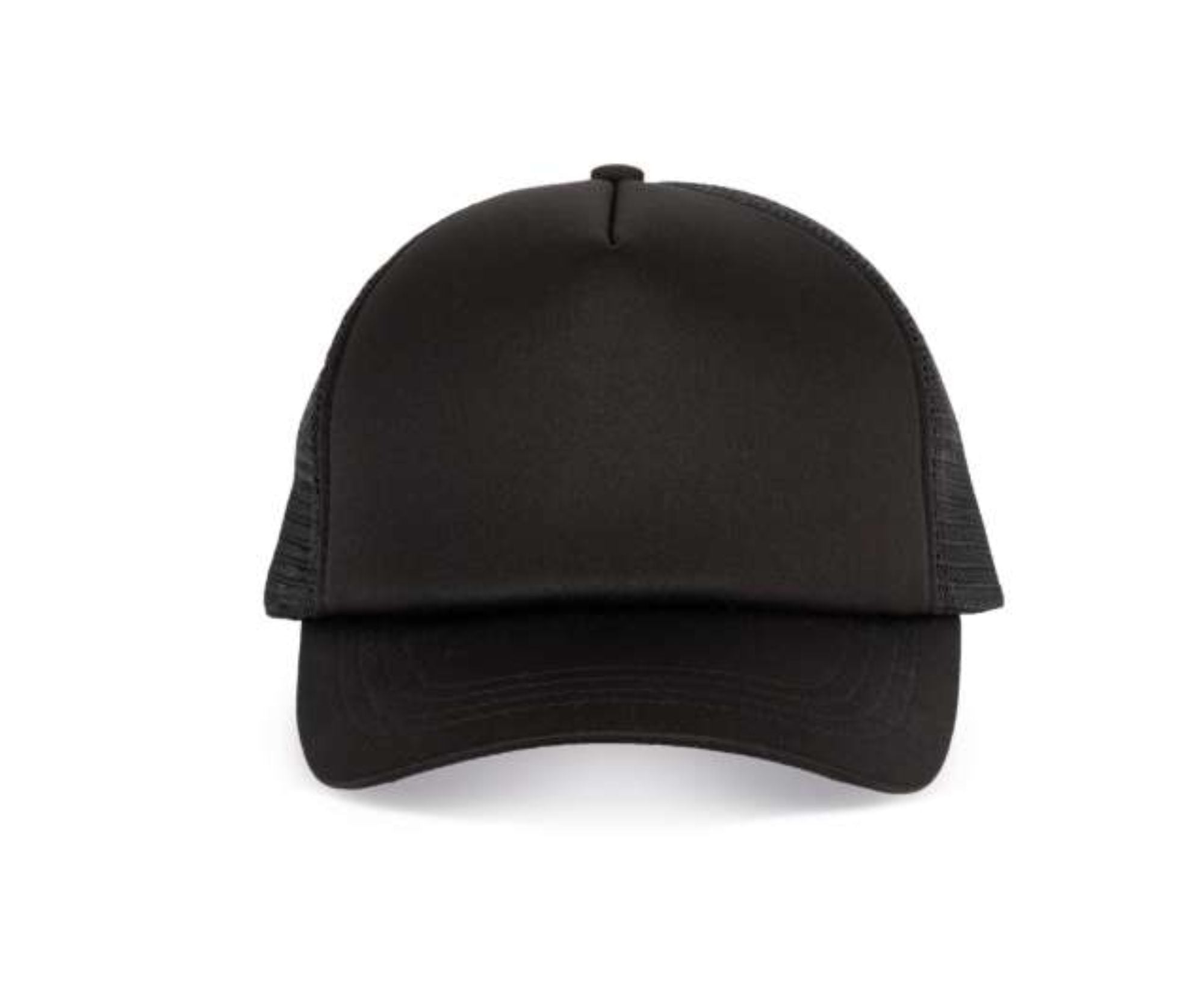 KP111 | 5 Panels Trucker Mesh Cap Black
