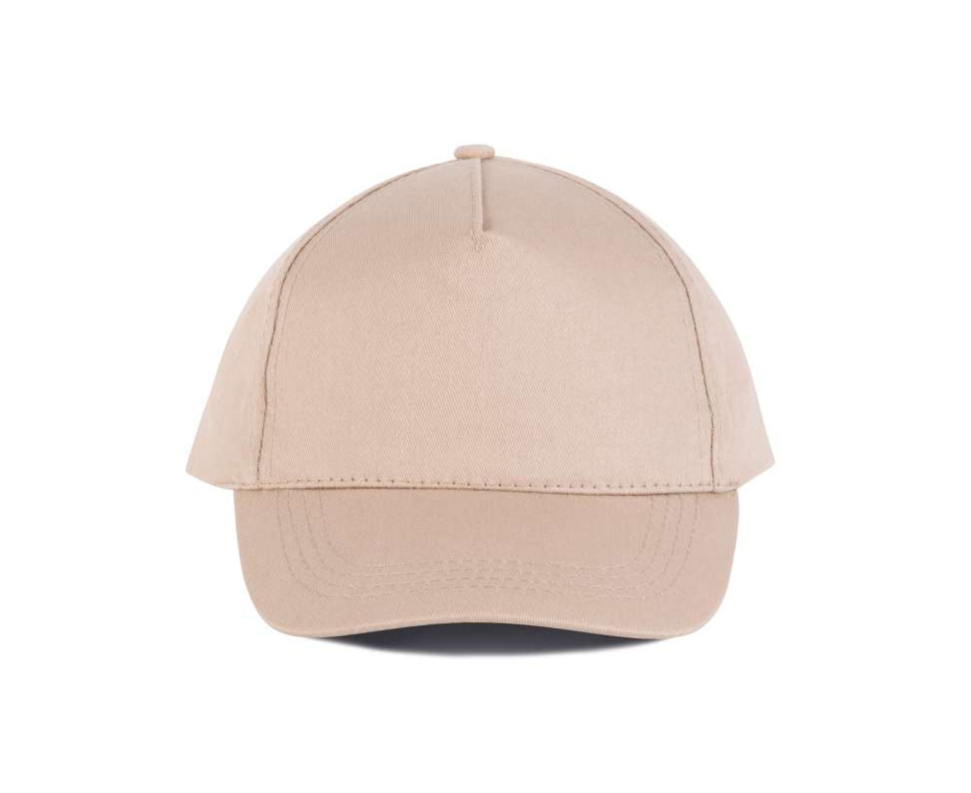 KP116 | 5 Panels Cotton Cap Beige