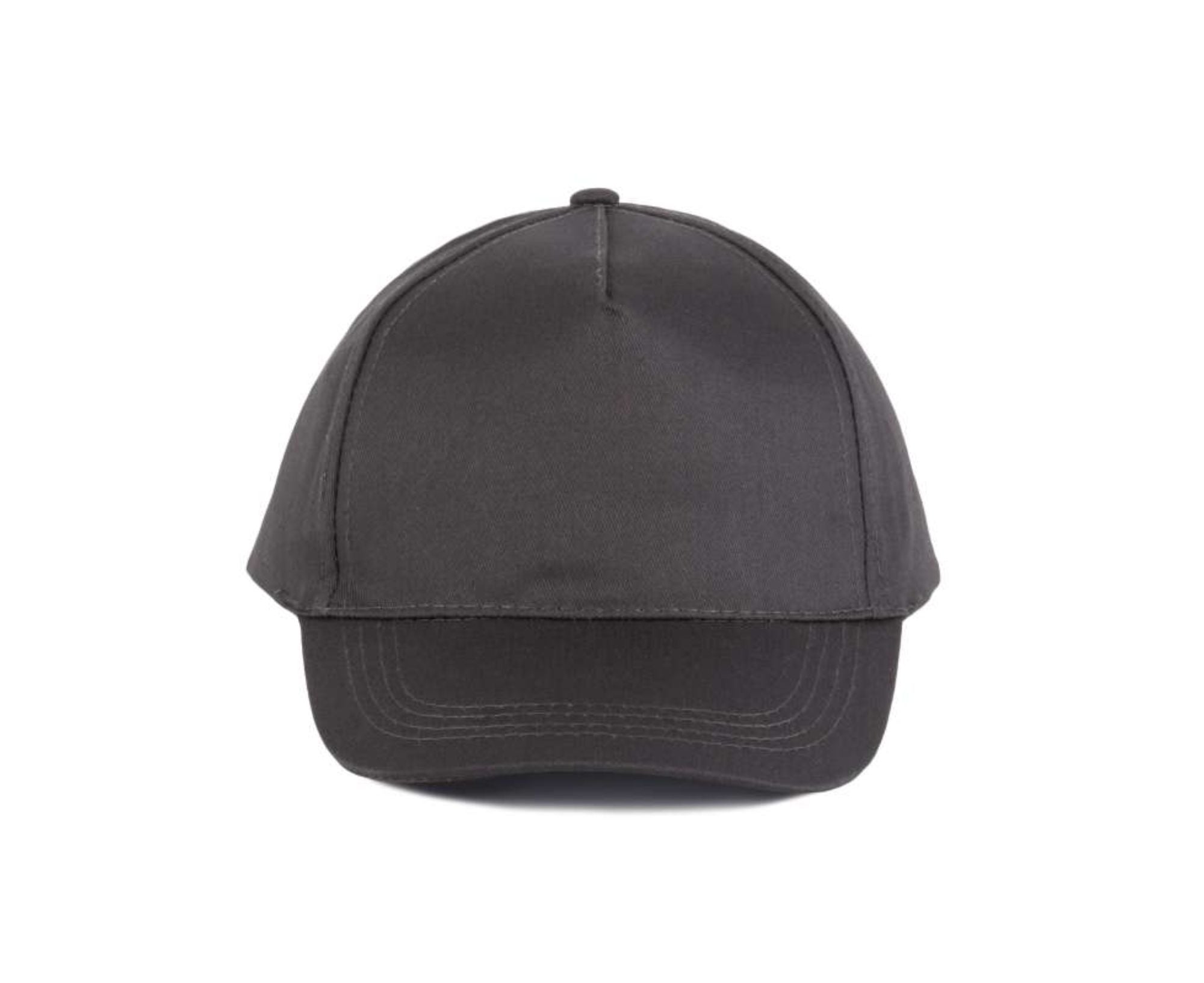 KP116 | 5 Panels Cotton Cap Dark Grey