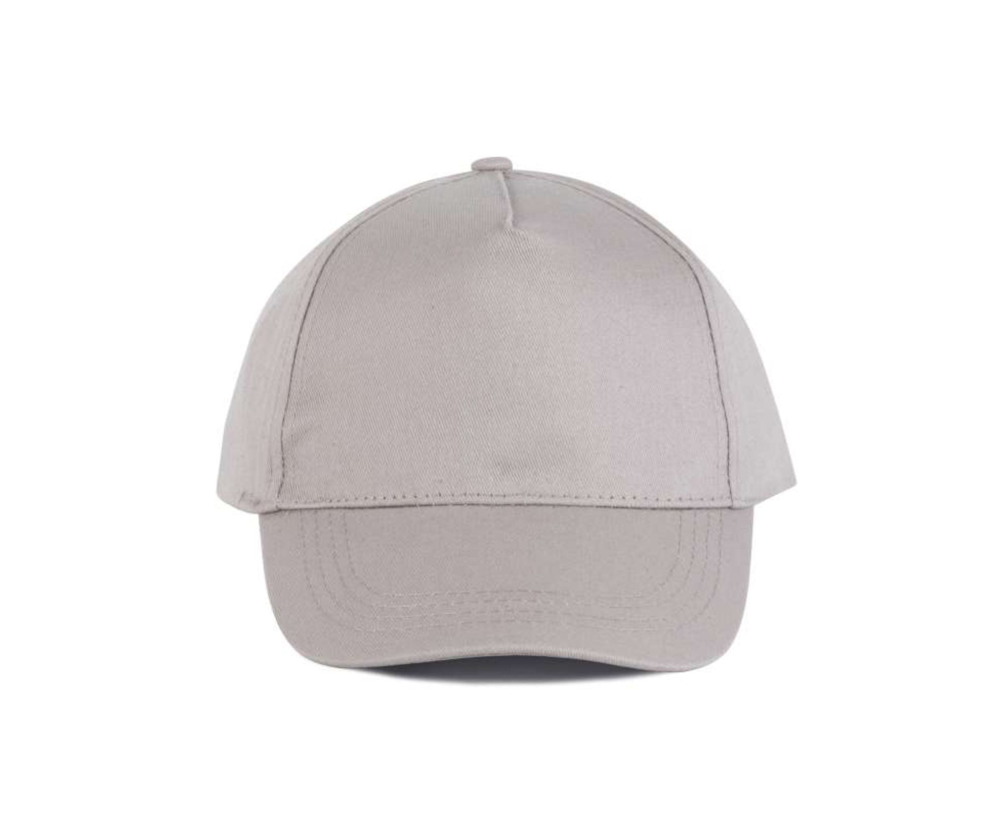 KP116 | 5 Panels Cotton Cap Light Grey