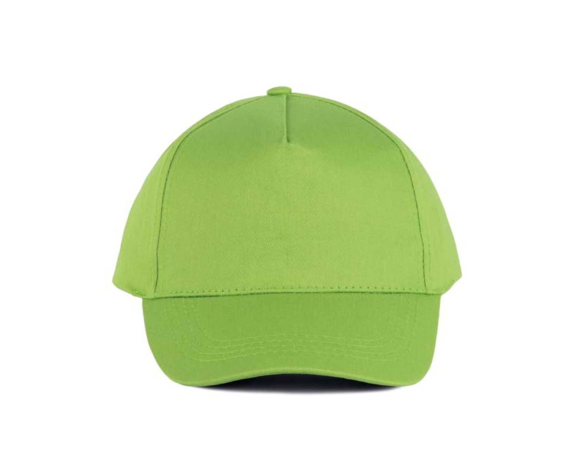 KP116 | 5 Panels Cotton Cap Lime