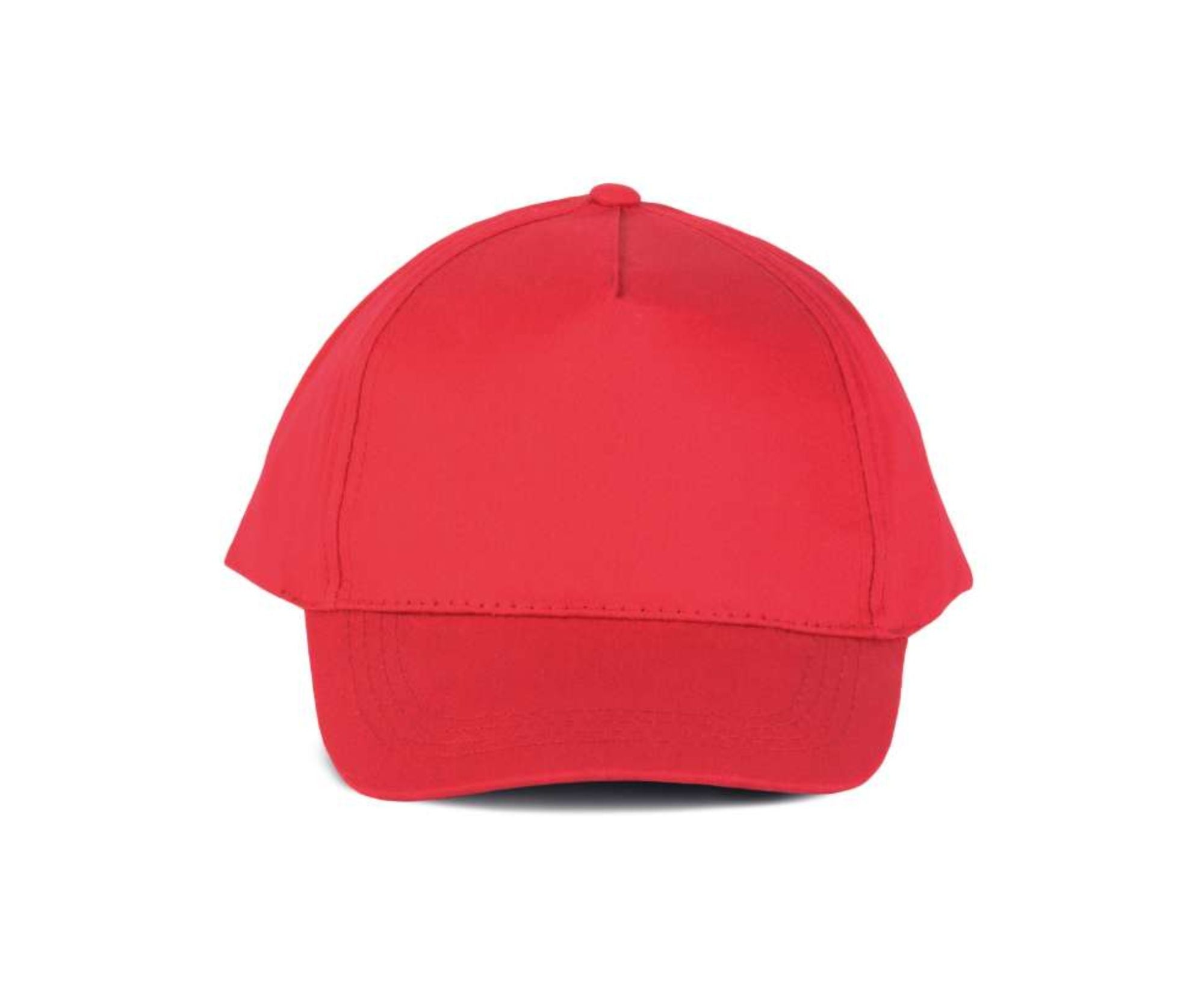 KP116 | 5 Panels Cotton Cap Red