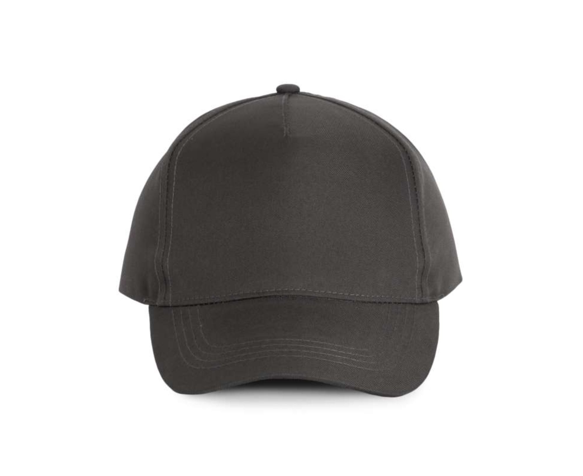KP157 | 5 Panels Polyester Cap Dark Grey