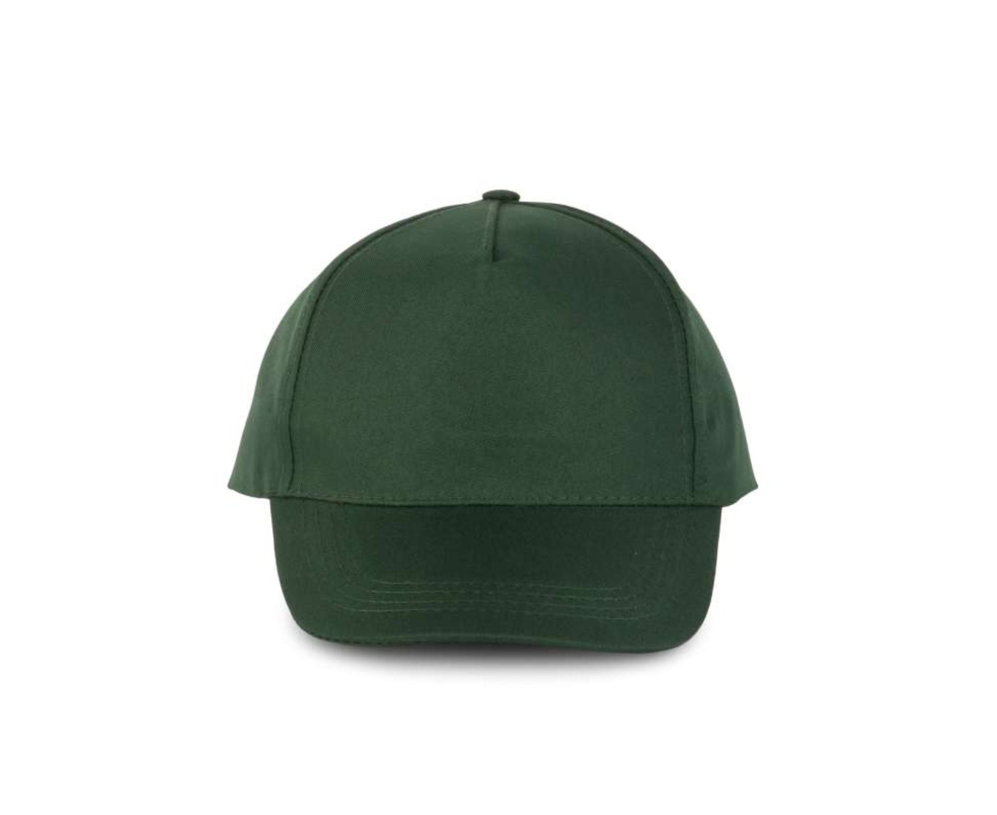 KP157 | 5 Panels Polyester Cap Forest Green