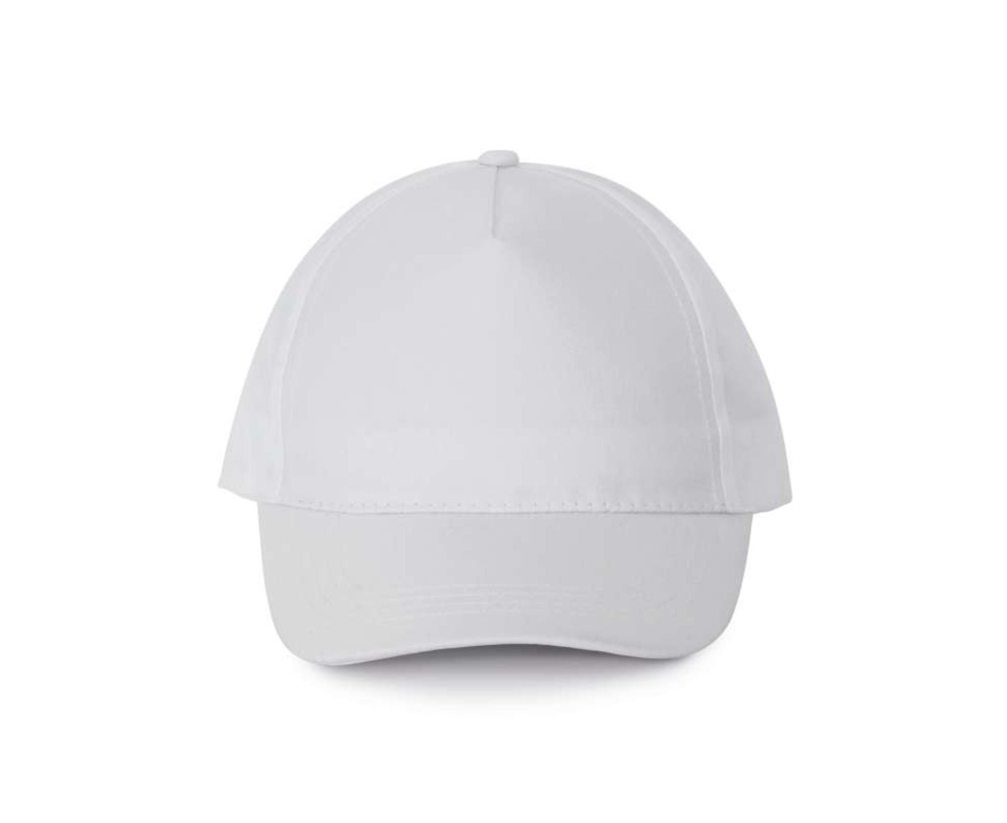KP157 | 5 Panels Polyester Cap White
