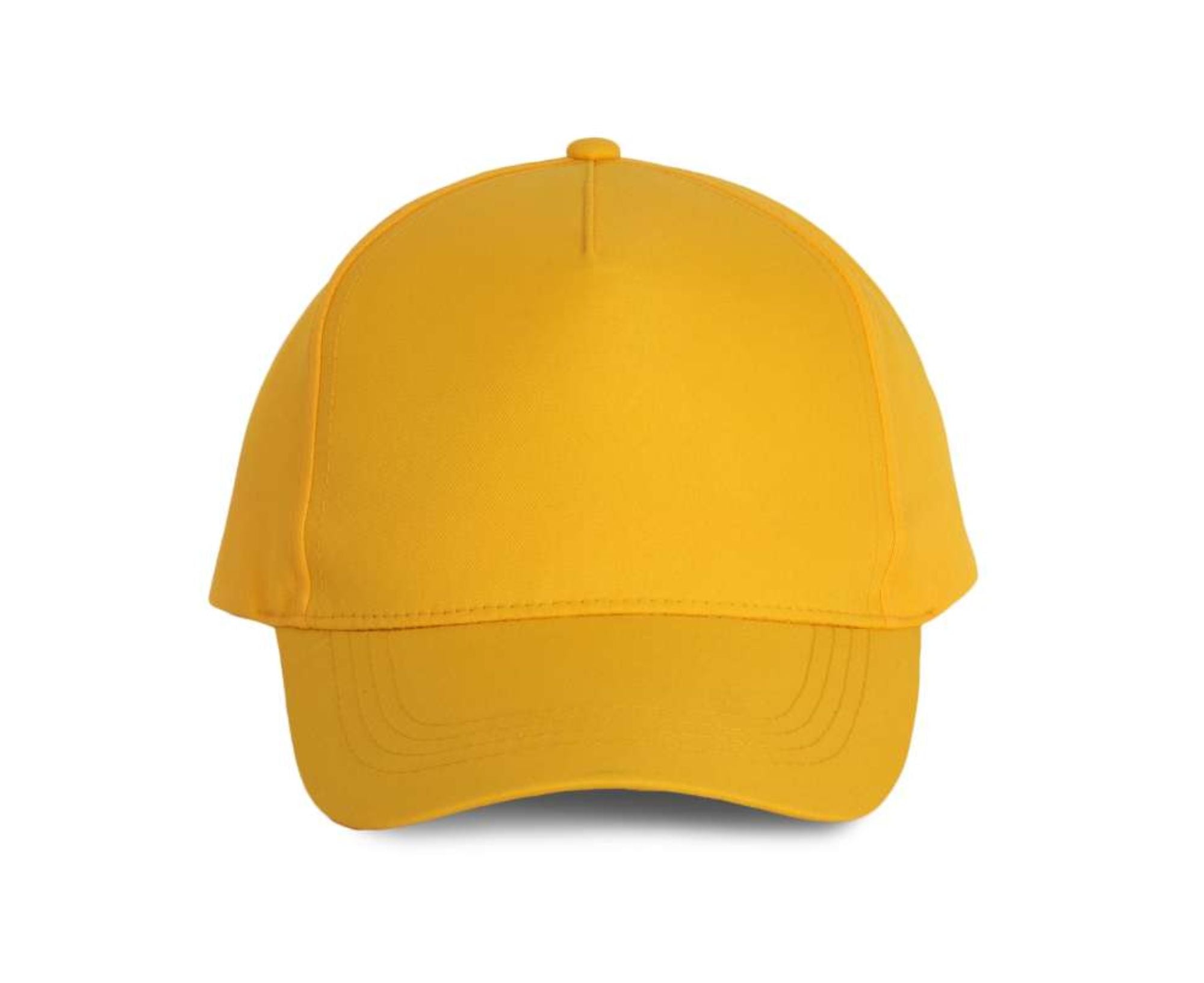 KP157 | 5 Panels Polyester Cap Yellow