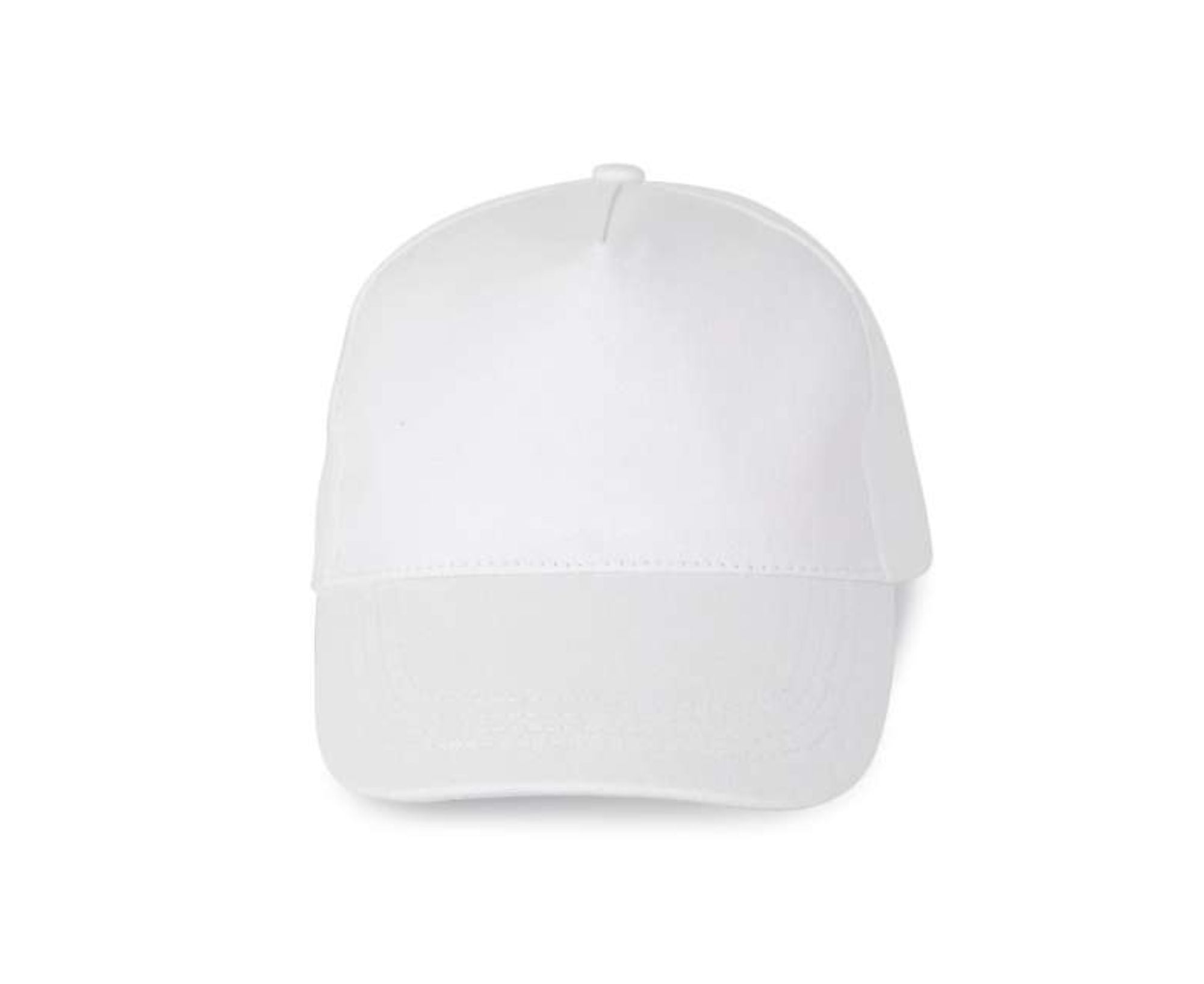 KP162 | 5 Panels Heavy Cotton Cap White