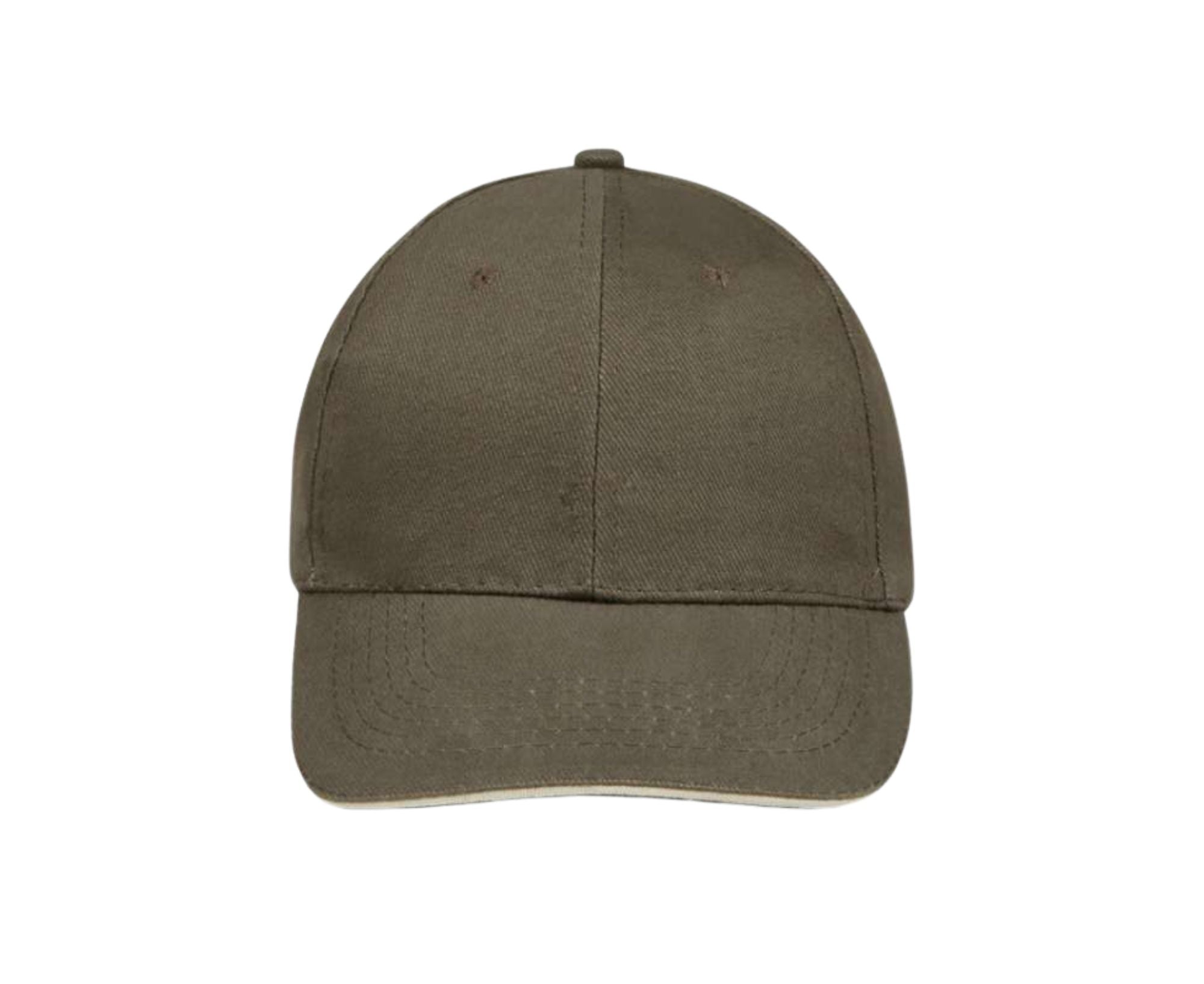 SO88100 | 6 Panel Buffalo Cap Army | Beige