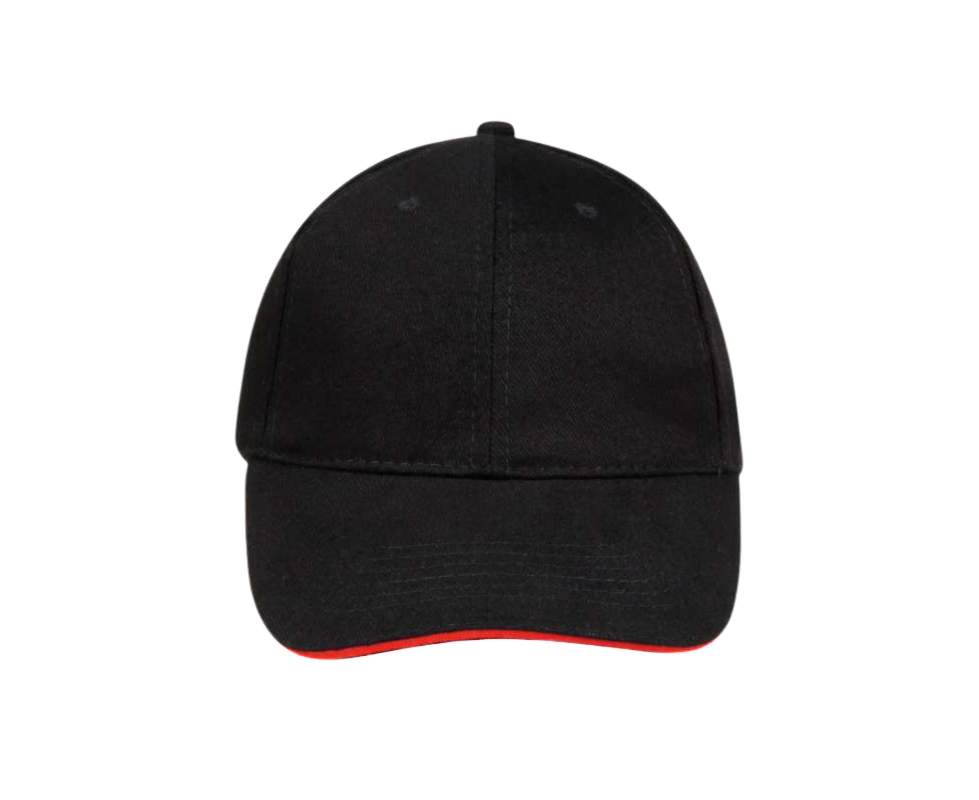 SO88100 | 6 Panel Buffalo Cap Black | Red