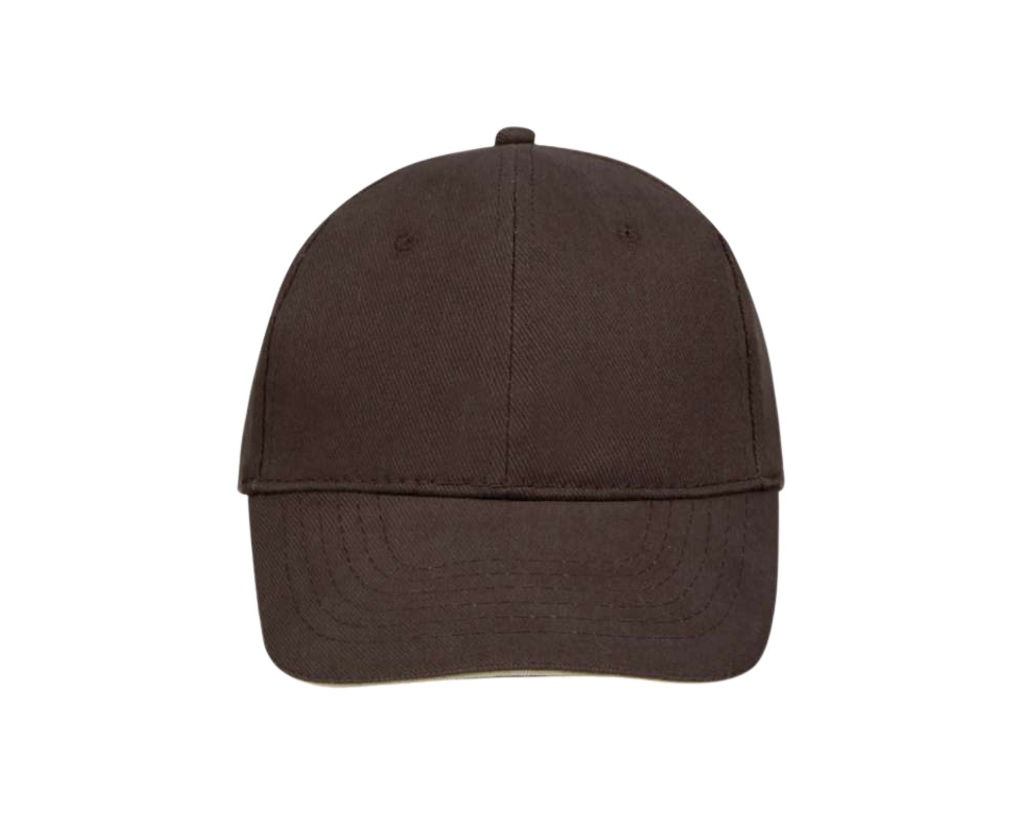 SO88100 | 6 Panel Buffalo Cap Chocolate | Beige