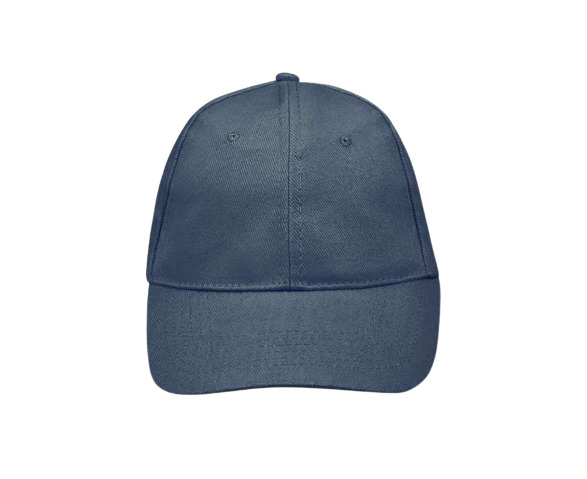 SO88100 | 6 Panel Buffalo Cap Denim