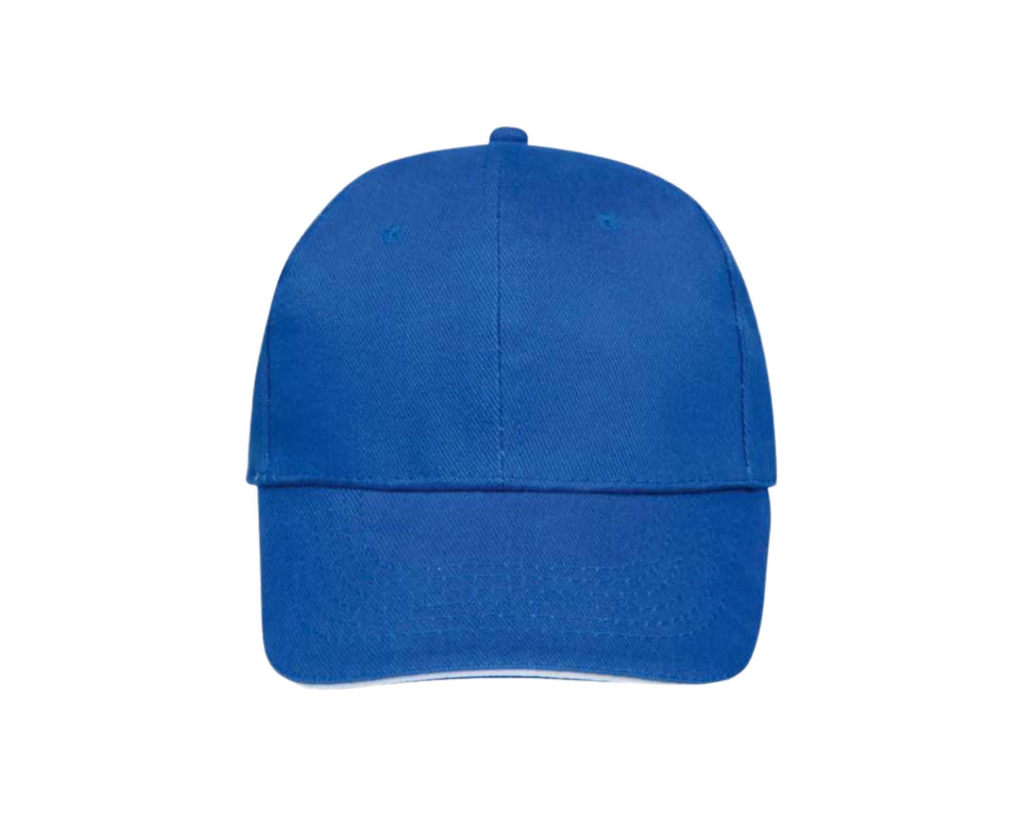 SO88100 | 6 Panel Buffalo Cap Royal Blue | White