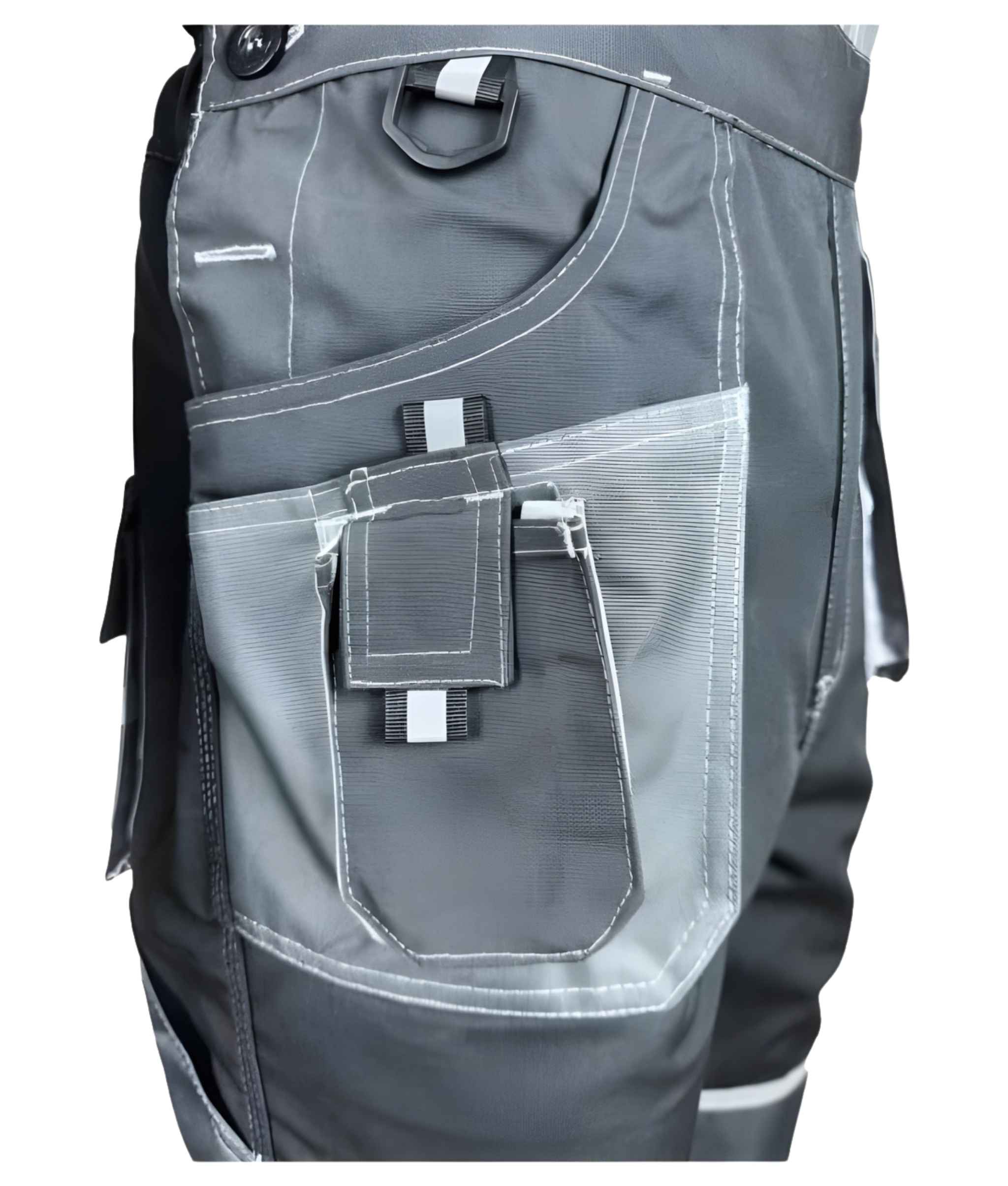 Pantaloni Salopetă de Lucru EUROCLASSIC Gri