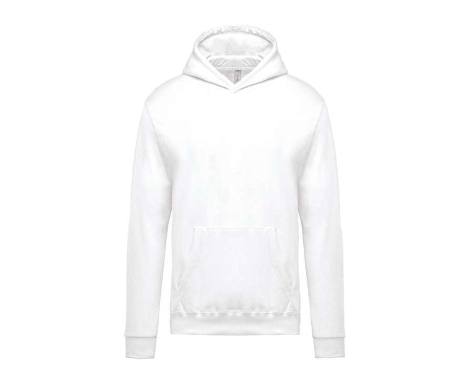 KA477 | Kid's Hooded Sweatshirt White