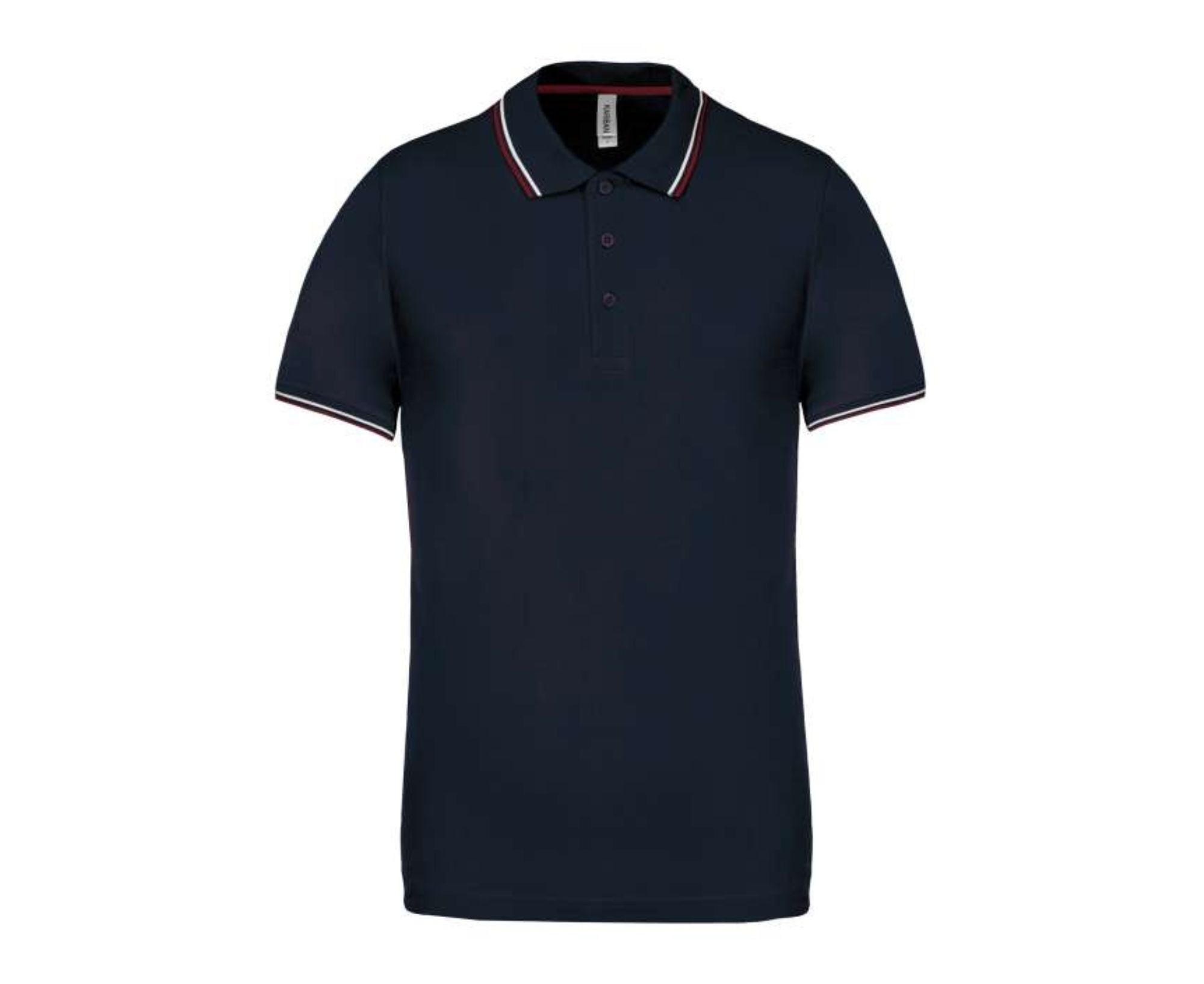 KA250 | Men's Short-Sleeved Polo Shirt Navy | Wine | White