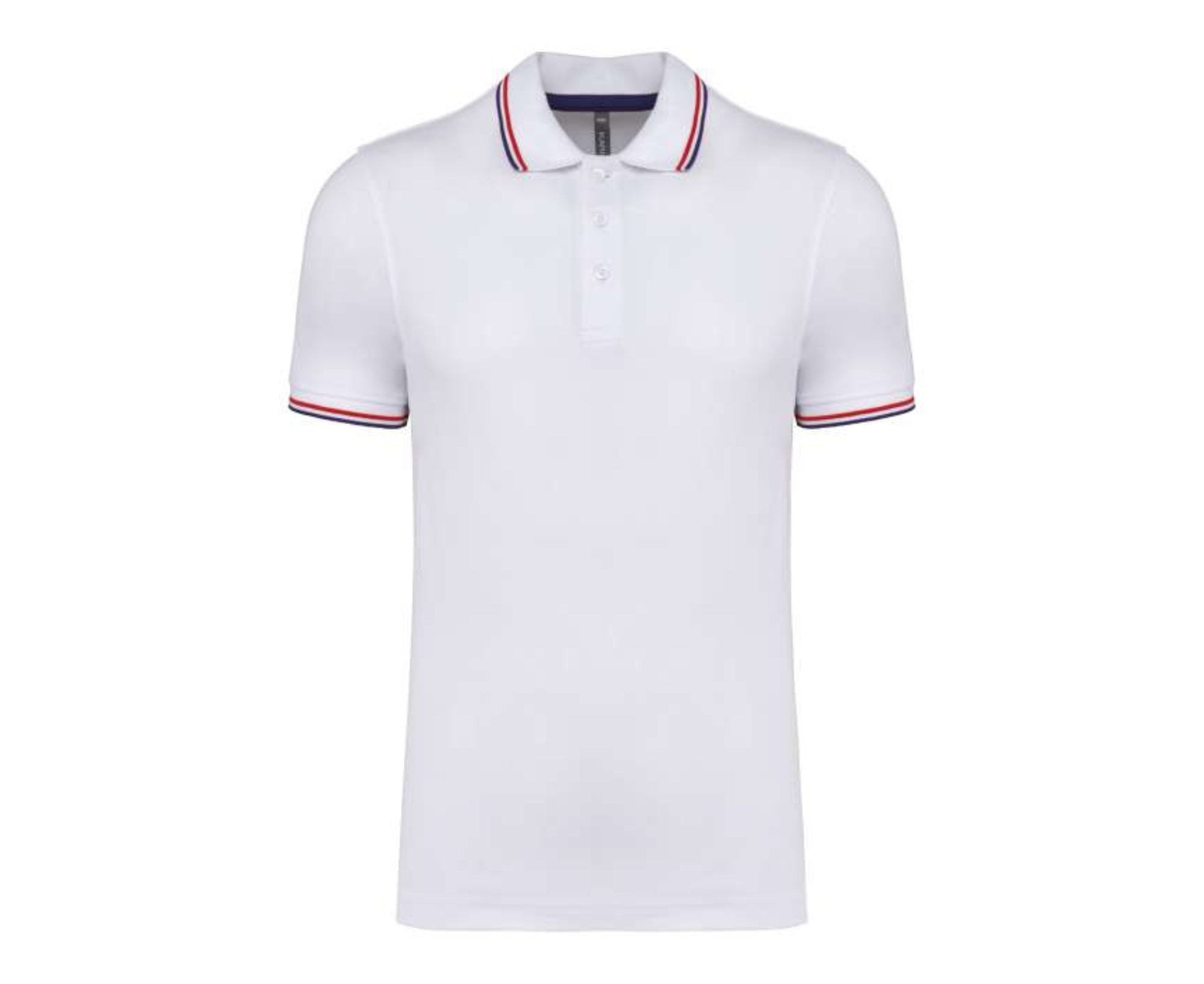 KA250 | Men's Short-Sleeved Polo Shirt White | Red | Green