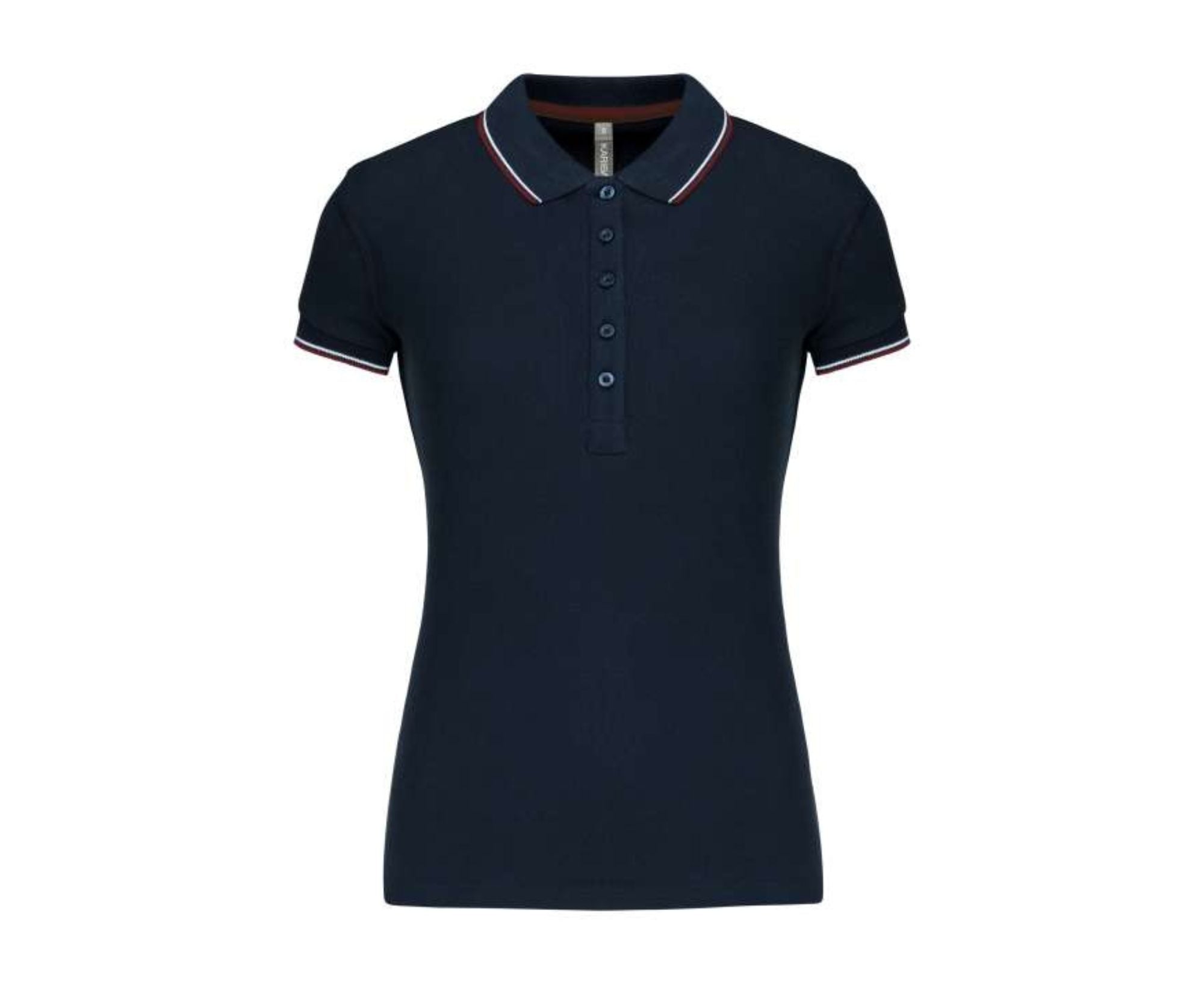 KA251 | Ladies' Short-Sleeved Polo Shirt Navy | Wine | White