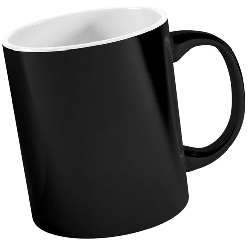 GPOMCM350 | Outer Colored Matt Color Changing Mug - 350 ml Black 350 ml