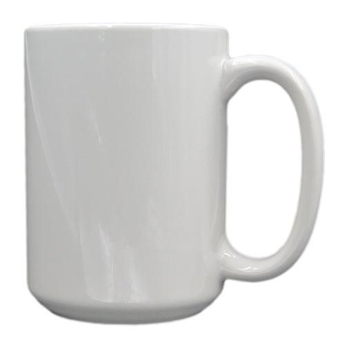 GPPM450 | White Plain Ceramic Mug - 450 ml White 450 ml