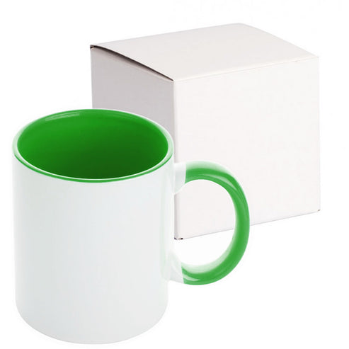 GPIHCM350 | Inner and Handle Colored Mug - 350 ml Green 350 ml